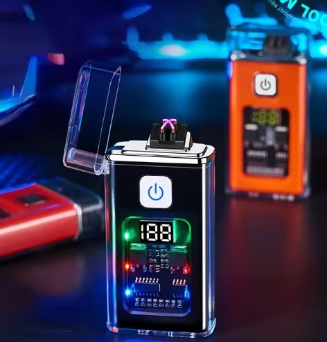 Stylish USB Dual ARC Plasma Lighter