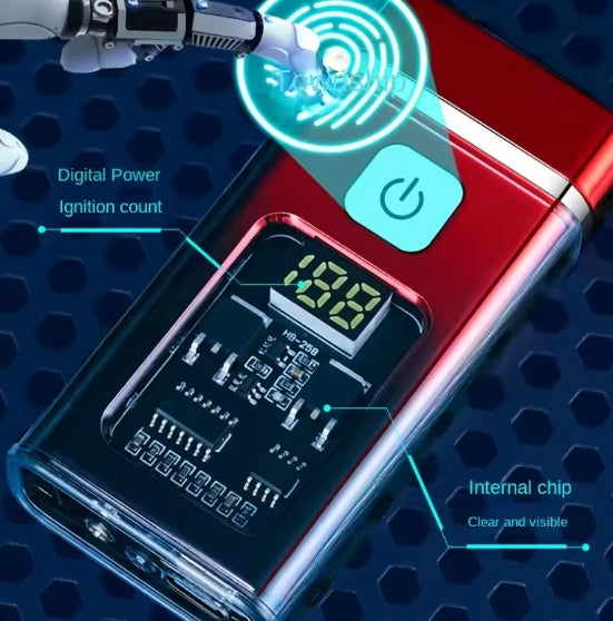 Stylish USB Dual ARC Plasma Lighter