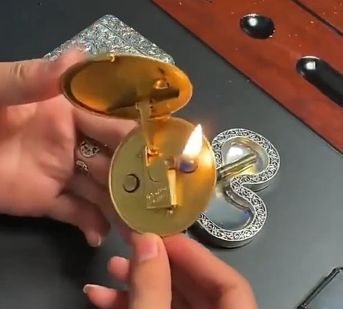 Ultra-thin Portable Compact Powder Cake-shaped